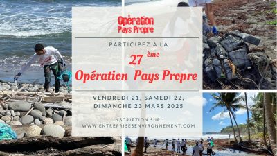 Inscrivez-vous à la 27ème Opération Pays Propre!!