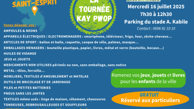 RV au Saint-Esprit pour la KAY PWOP du 16 juillet