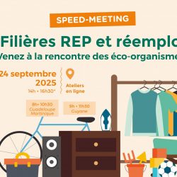 Speed-meeting « Filières REP et réemploi » – 24 septembre 2025, de 8h à 10h30 (heure Martinique)