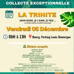 Tri Bo Kay de Trinité –  5 décembre