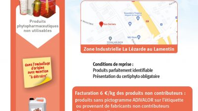 Collecte de produits Phyto-Pharmaceutiques Non Utilisables (PPNU) –  21 et 22 AVRIL 2026