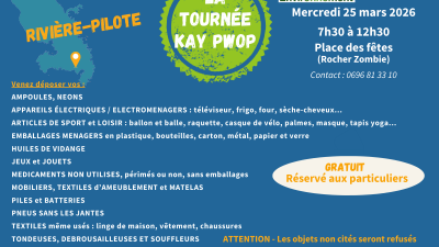 Kay Pwop Rivière-Pilote – 25 mars