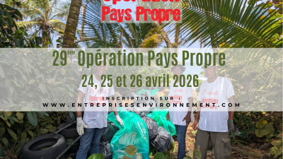 Inscrivez-vous à la 29ème Opération Pays Propre!!