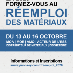 Des formations au réemploi des matériaux de construction !