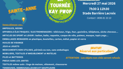 Kay Pwop Sainte-Anne : mercredi 27 mai