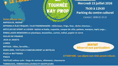 La Kay Pwop arrive au Carbet – 15 juillet